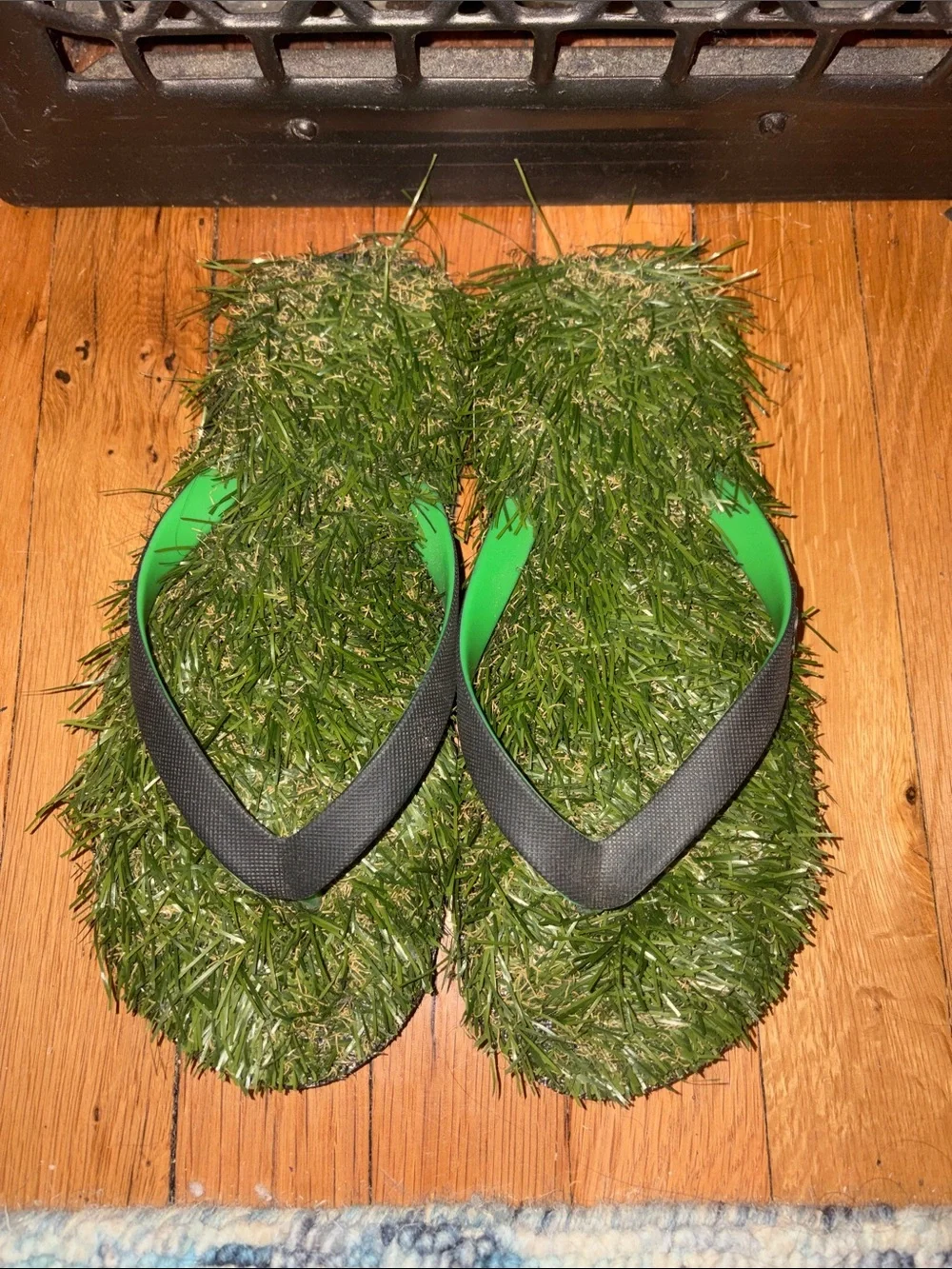 GFF Green Grass Flip Flops